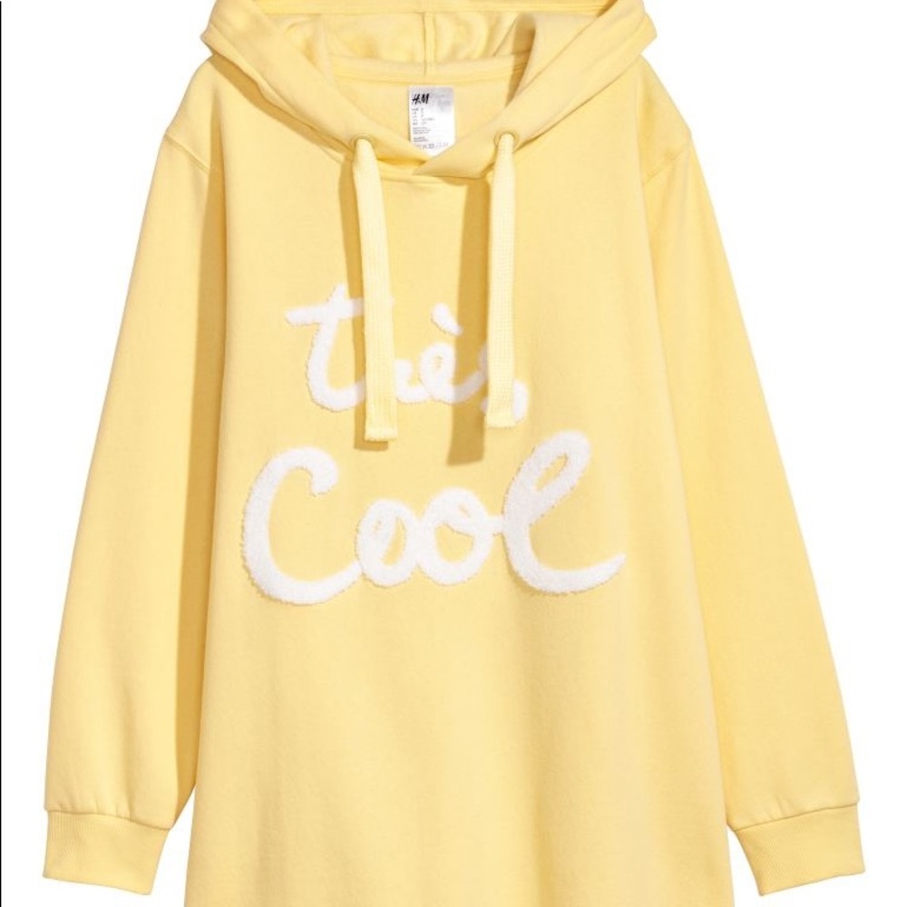 H&M Yellow Sweatshirt (Says Très Cool)